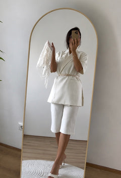 Pearl Short-Sleeve Blazer