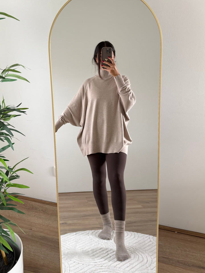 Oversized coltrui vleermuismouw